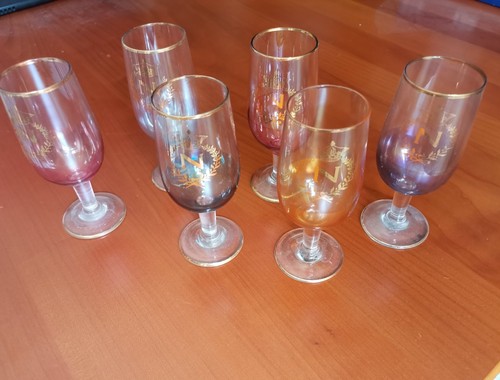 Servizio vintage bicchieri - servizio, 6